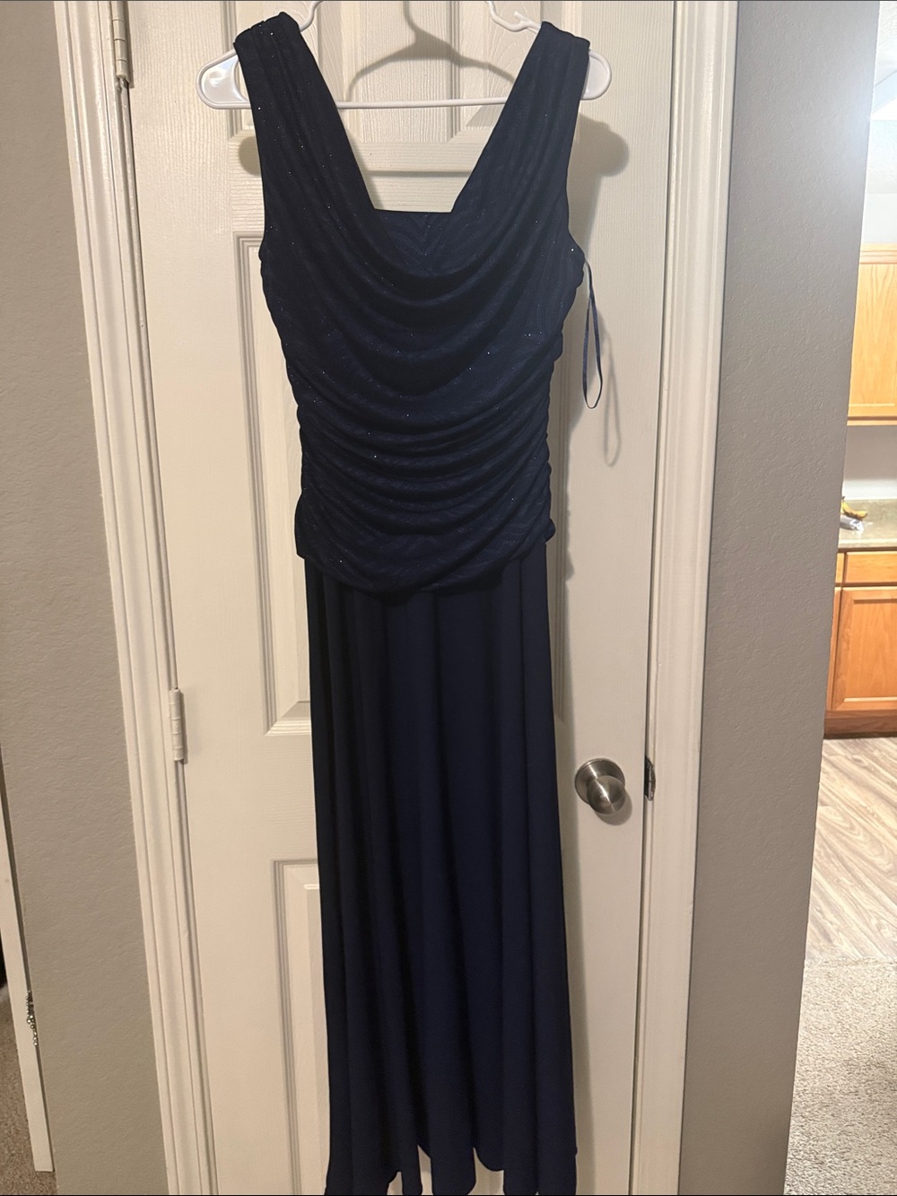Navy blue prom Dress